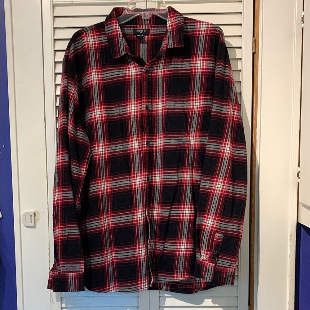 Forever 21 Plaid Flannel Shirt